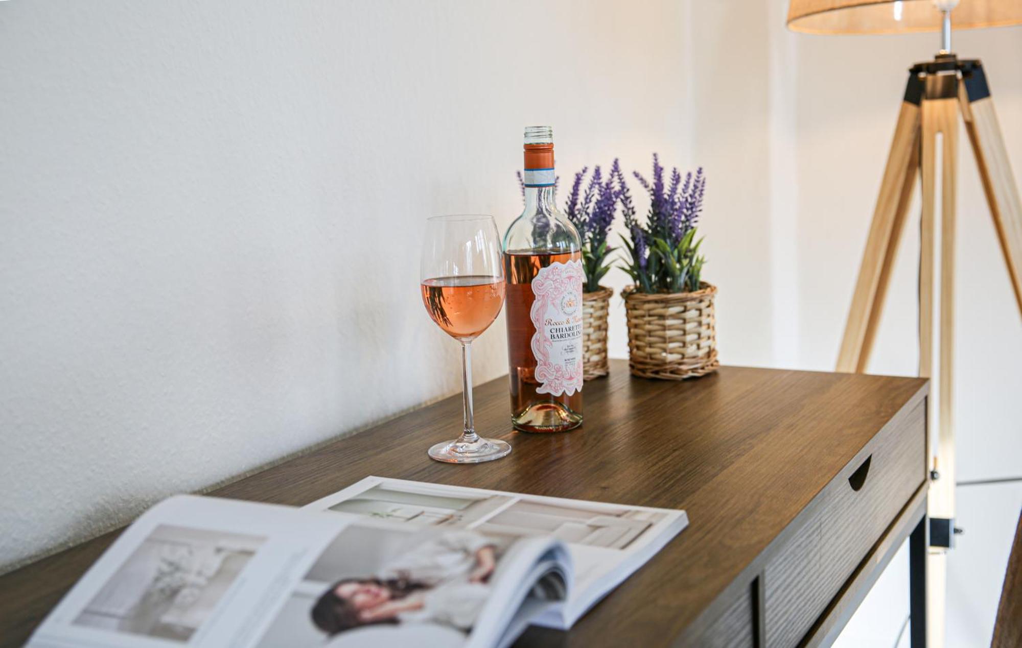 Luxus City Apartment Sauna Balkon Kueche Zentral Rostock Eksteriør bilde