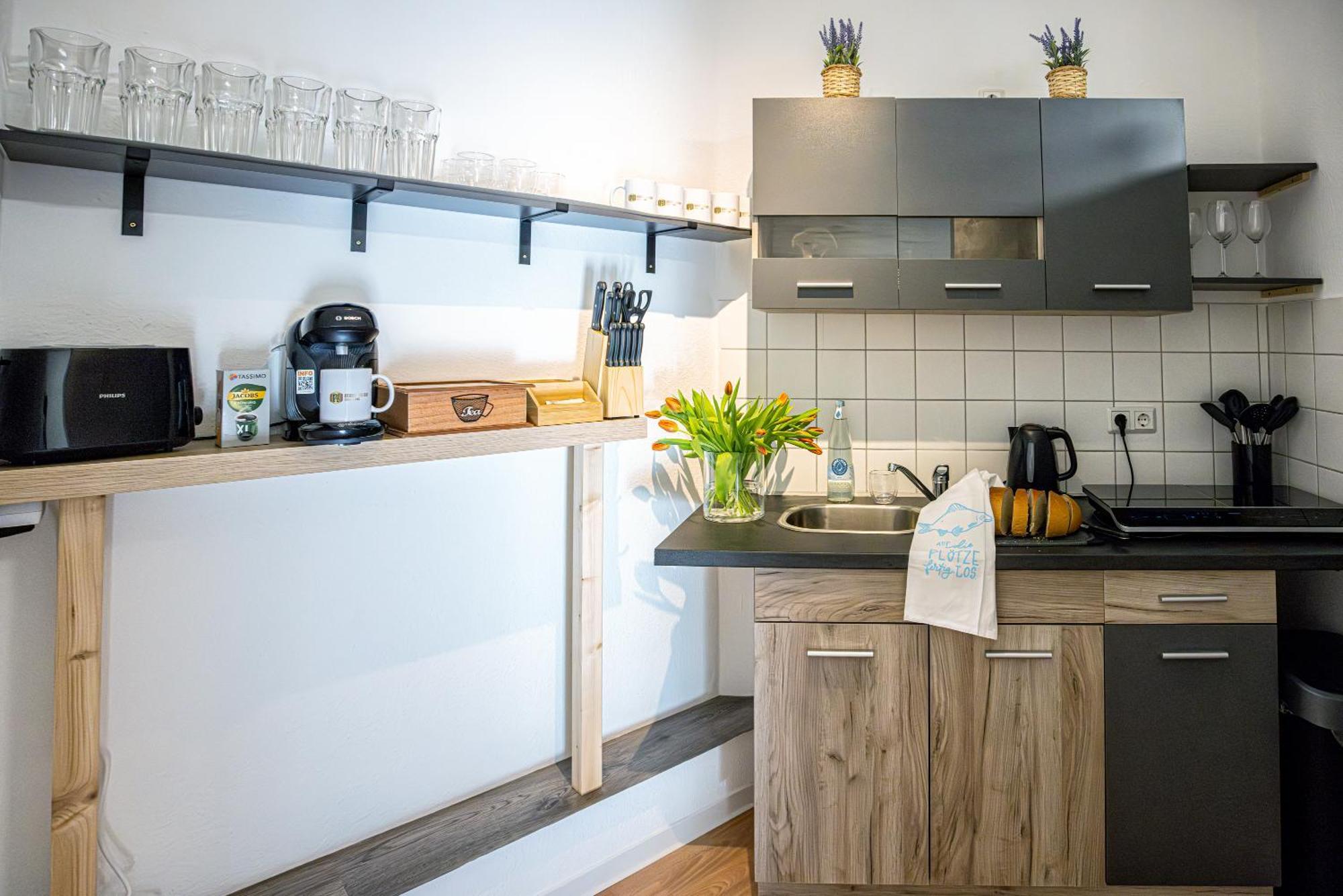 Luxus City Apartment Sauna Balkon Kueche Zentral Rostock Eksteriør bilde